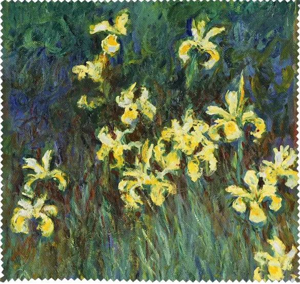 Ściereczka do okularów Irysy Claude Monet