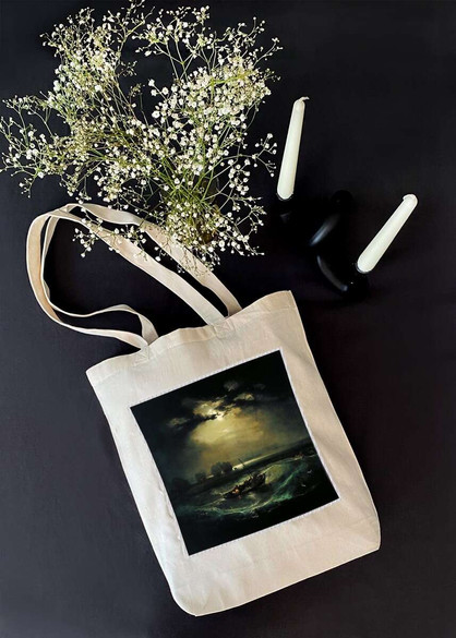 Torba z naszywką Rybacy na morzu William Turner