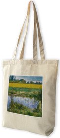 Torba z naszywką Pole łubinu Władysław Podkowiński