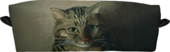 Piórnik Studium głowy kota tabby Louis Wain