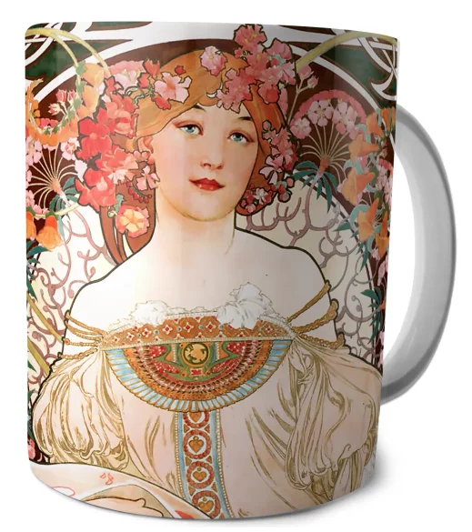 Kubek Rozmarzenie Alfons Mucha