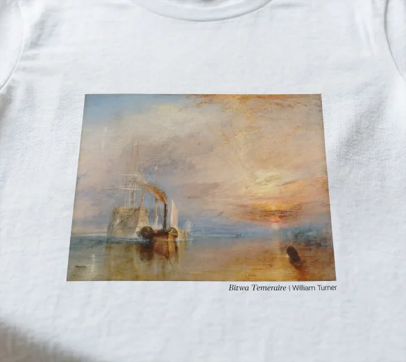 Koszulka z nadrukiem Ostatnia droga Temeraire’a William Turner