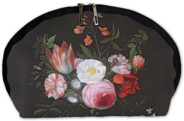 Kosmetyczka Wiosenne kwiaty w szklanym wazonie Jan van Kessel (starszy)