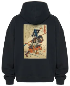 Bluza oversize Samuraj Kiyokazu z naginatą Utagawa Kuniyoshi