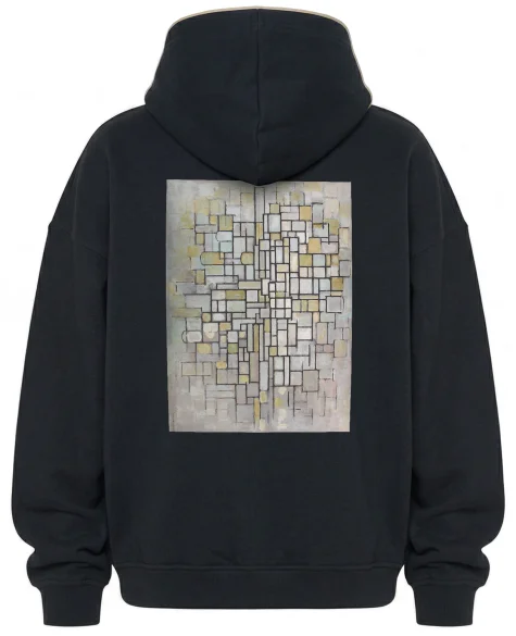 Bluza oversize Kompozycja II Piet Mondrian
