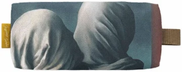 Piórnik szkolny prostokątny Kochankowie René Magritte