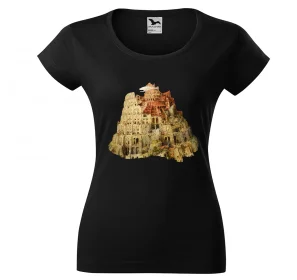 Bluzka damska Wieża Babel Pieter Bruegel starszy