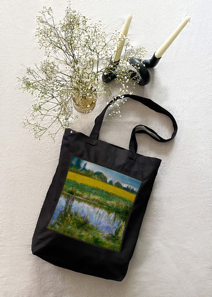 Torba z naszywką Pole łubinu Władysław Podkowiński