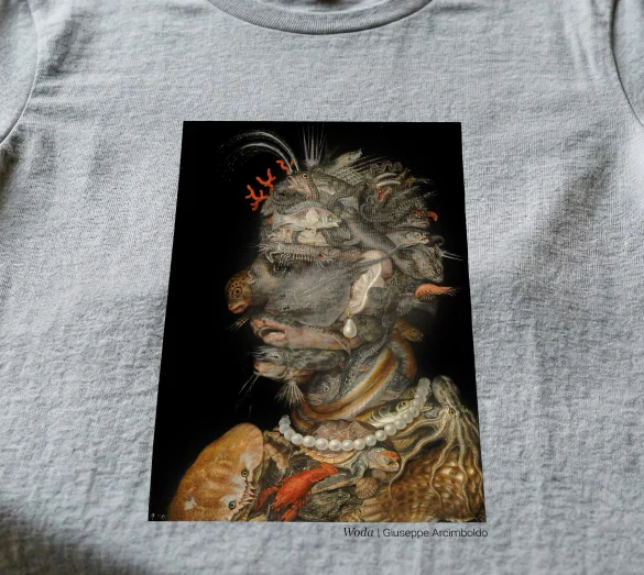 Koszulka z nadrukiem Woda Giuseppe Arcimboldo