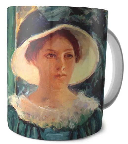 Kubek Młoda kobieta w ogrodzie Mary Cassatt
