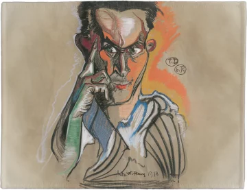 Podkładka na stół Autoportret, 1918 Witkacy