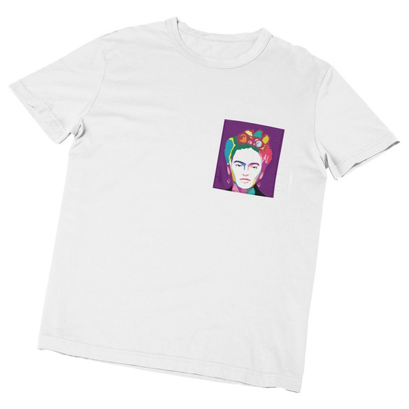 Koszulka z kieszonką FRIDA KAHLO 2