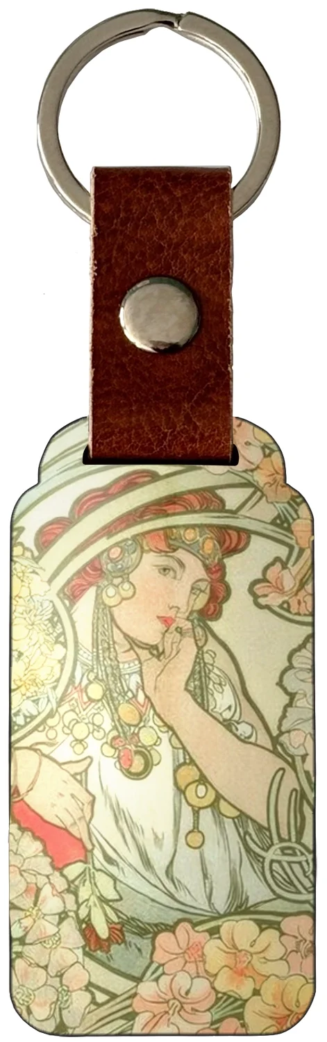 Brelok Langage des fleurs (Język kwiatów) Alfons Mucha