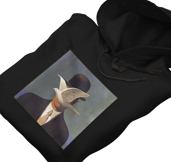 Bluza z naszywką Mężczyzna w meloniku René Magritte