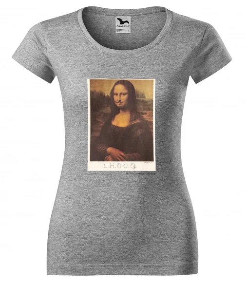 Bluzka damska L.H.O.O.Q. Marcel Duchamp