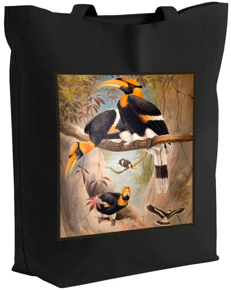 Torba z naszywką Concave casque Hornbill Joseph Wolf