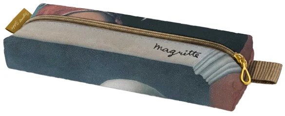 Piórnik szkolny prostokątny Kochankowie René Magritte