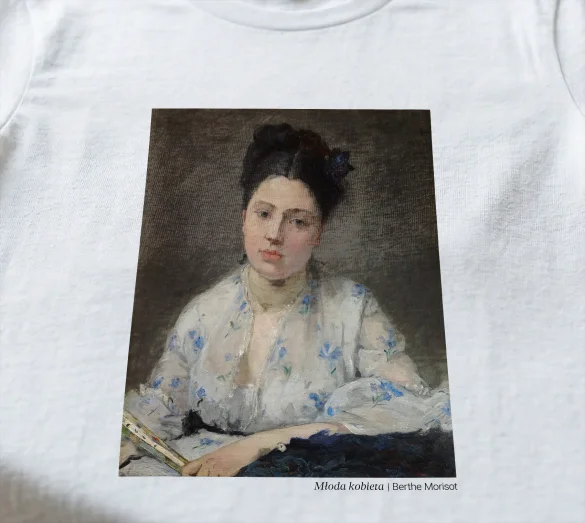 Koszulka z nadrukiem Młoda kobieta Berthe Morisot