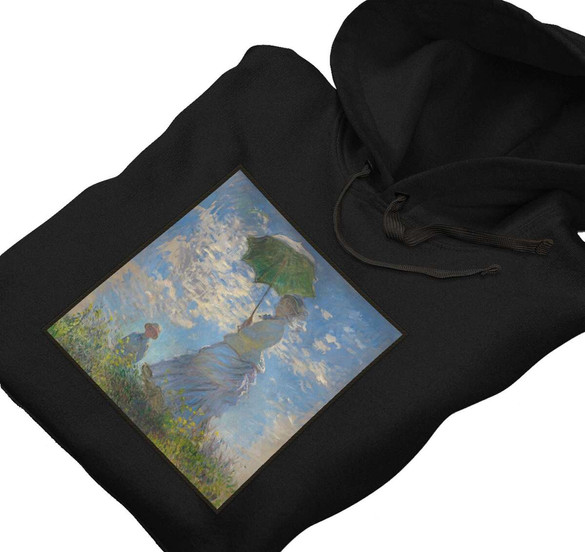 Bluza z naszywką Kobieta z parasolem Claude Monet