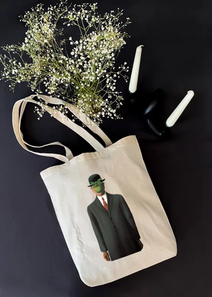 Torba bawełniana Syn człowieczy René Magritte