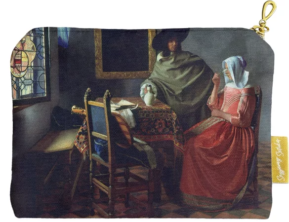 Kosmetyczka mini Kieliszek Wina Jan Vermeer