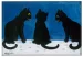 Magnes Czarne koty na śniegu Louis Wain