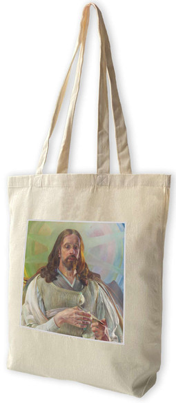 Torba z naszywką Chrystus w Emaus - środkowa część tryptyku Jacek Malczewski