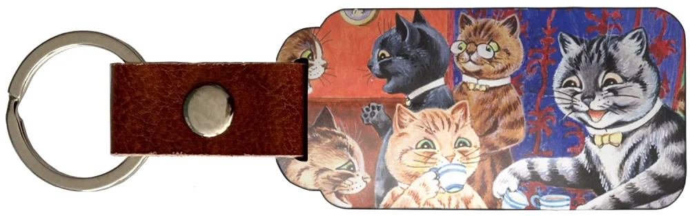Brelok Herbata dla kota Louis Wain