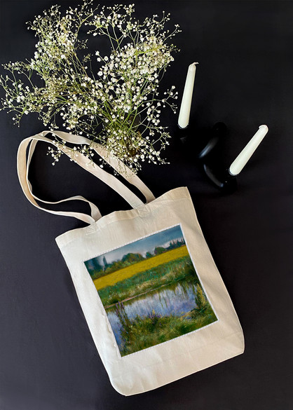 Torba z naszywką Pole łubinu Władysław Podkowiński