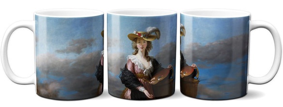 Kubek Autoportret w słomkowym kapeluszu Élisabeth Vigée-Lebrun