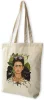 Torba bawełniana Autoportret z cierniowym naszyjnikiem i kolibrem Frida Kahlo
