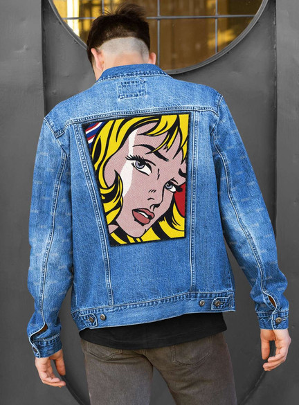 Ekran Girl with Hair Ribbon Roy Lichtenstein