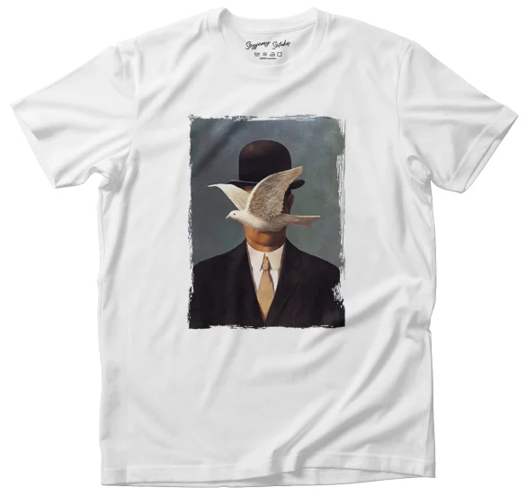 Koszulka Mężczyzna w meloniku René Magritte