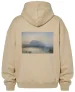 Bluza oversize Błękitny Rigi, wschód słońca William Turner