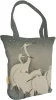 Torba na ramię shopper Grupa czapli Ohara Koson