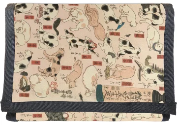 Portfel 55 kotów reprezentujących pięćdziesiąt trzy stacje Tokaido Utagawa Kuniyoshi