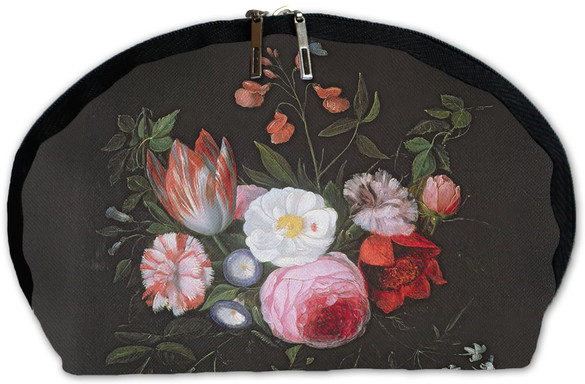 Kosmetyczka Wiosenne kwiaty w szklanym wazonie Jan van Kessel (starszy) 