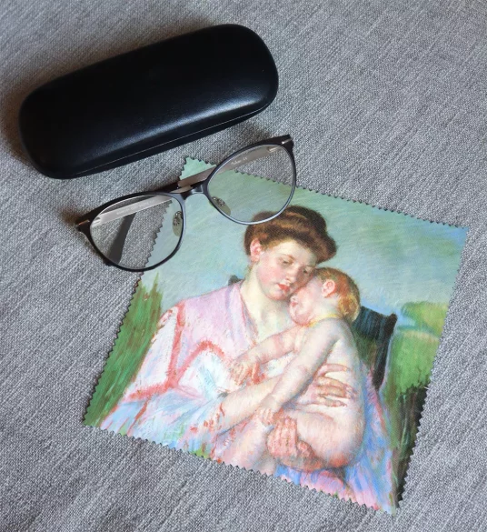 Ściereczka do okularów Śpiące niemowlę Mary Cassatt