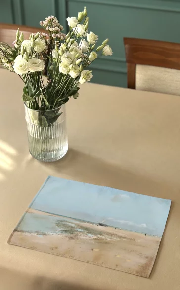 Podkładka na stół Plaża podczas odpływu (ujście rzeki) Edgar Degas