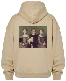 Bluza oversize Troje dzieci z psem Sofonisba Anguissola