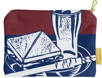 Kosmetyczka mini Sandwich and soda Roy Lichtenstein