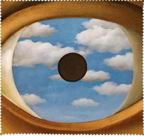 Ściereczka do okularów Fałszywe lustro René Magritte