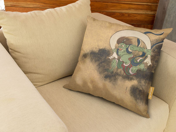 Poduszka Bóg Wiatru Ogata Korin