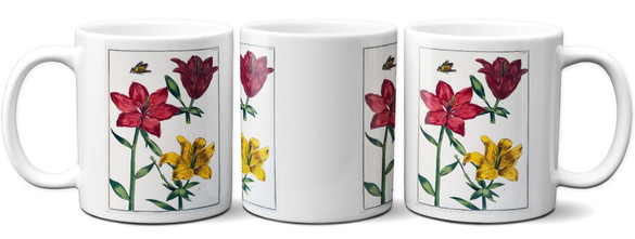 Kubek Lilia czerwona Maria Sibylla Merian