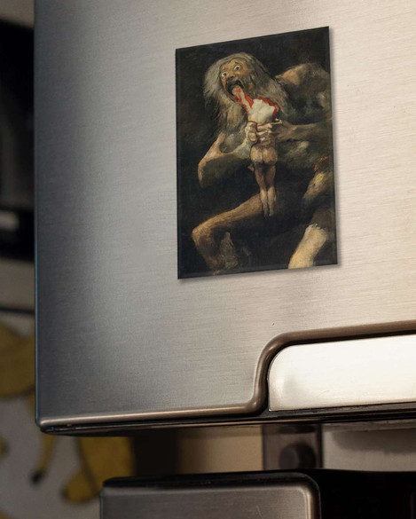 Magnes Saturn pożerający własne dzieci Francisco Goya