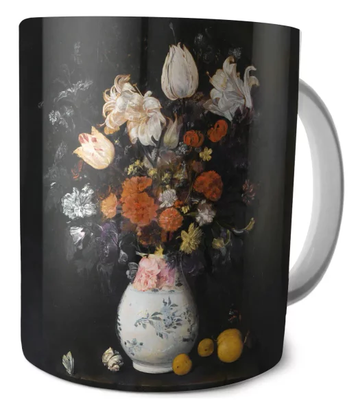 Kubek Kwiaty w wazonie Judith Leyster