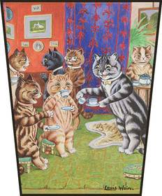 Ekran Herbata dla kota Louis Wain