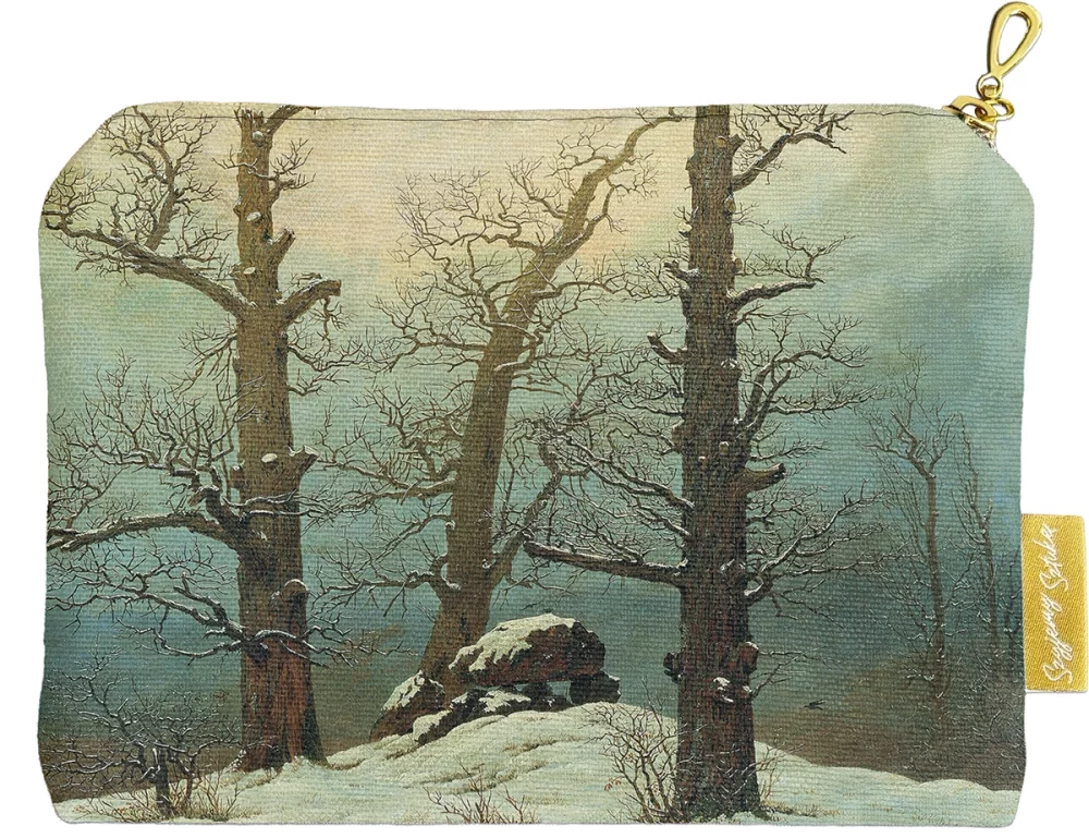 Kosmetyczka mini Dolmen w śniegu Caspar David Friedrich