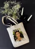 Torba bawełniana Autoportret z cierniowym naszyjnikiem i kolibrem Frida Kahlo