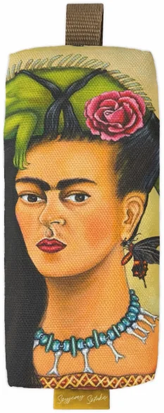 Piórnik szkolny prostokątny Autoportret Frida Kahlo